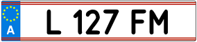 Truck License Plate